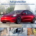 thumbnail image 4 of 4pcs Car Mud Guard Set Front and Rear Fender Protector Full Protection Mud Flaps Compatible with Model 3, 4 of 8