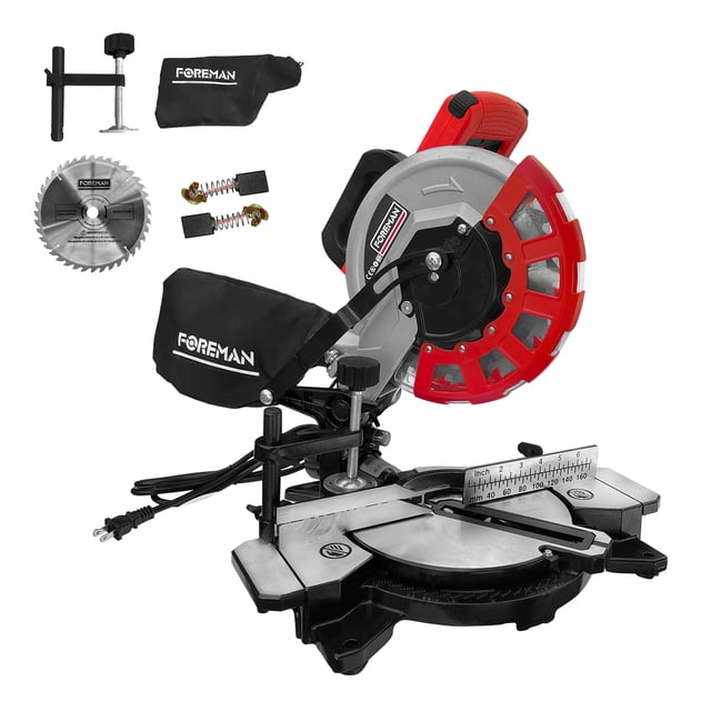Sierra Ingletadora Foreman 1400w Disco 8 Guía Laser