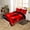 Black Red Bowling, variant on Erosebridal Football Sports Comforter Cover Twin, Soccer Player Bedding Twin Size, Teenager, Reversible 2 Pieces(No Comforter)