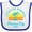 White and Royal, variant on Inktastic Summer Enjoy the Sunshine Panama City Florida in Blue Boys or Girls Baby Bib