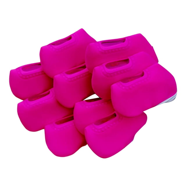 Juego de 10 fundas protectoras para cabezas de palos de golf, accesorios de entrenamiento portátiles, fundas para cabezas de palos de golf, regalo rojo