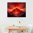 thumbnail image 2 of Nawypu Volcanic Eruption Magma Nature Posters Room Aesthetics Canvas Prints Wall Art Eclectic Home Modern Artwork Living Room Bedroom Decor Gift, 2 of 4