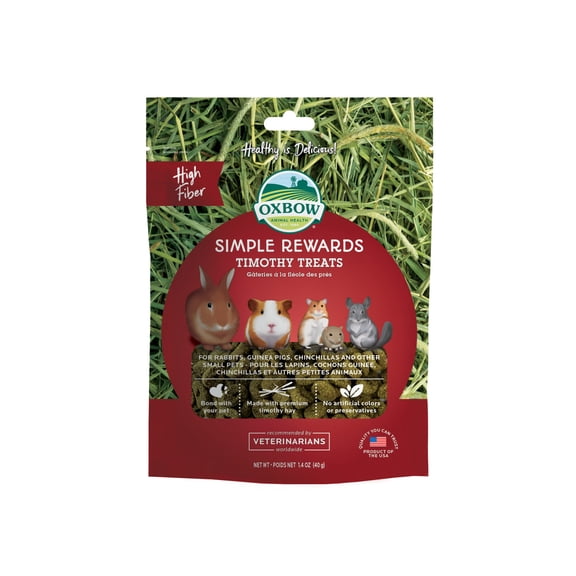 Oxbow Simple Rewards Timothy Treat for Small Animals - 1.4oz