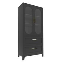 Barara King Bedroom Armoire Storage Cabinet,Wardrobe,2 Doors 2 Drawers Cabinet