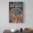 thumbnail image 6 of Vintage Retro Travel Poster Wall Print San Jose Del Cabo Art Walk Los Cabos Mexico Evening Festival Market Artwork Print Poster, 6 of 8