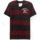 thumbnail image 1 of Camiseta gráfica con cuello en V a rayas Aeropostale para hombre, negro, extra pequeño Aeropostale Camiseta gráfica, 1 of 2
