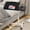 Black, variant on Rolling C‑Shape Overbed Table with 4 Lockable Wheels, Height Adjustable 23.6‑37.4 Inch Split‑Top Laptop Desk, 90 Degree Tilt Rotating Bedside Work Table for Sofa Bed Recovery Use, Black
