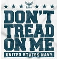 thumbnail image 2 of Dont Tread On Me United States Navy Romper Boys or Girls Infant Baby Brisco Brands 6M, 2 of 6