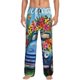 thumbnail image 1 of Fotbe Floral Truck Welcome Pantalones de Pijama para Hombre, Pantalones de Dormir, Pantalones de Casa con Cintura Ajustable y Bolsillos-Small, 1 of 6