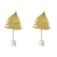 thumbnail image 1 of 2pcs Leaf Model Sculpture Metal Leaf Craft Vintage Home Decor Creative Leaves, 1 of 6