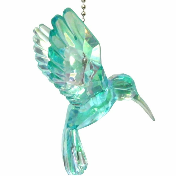 Acrylic Hummingbird Ceiling Fan Pull Light Chain Ornament