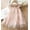 Pink, variant on WIBACKER Girls Lace Embroidery Dress Ruffled Sleeve Princess Party Holiday Dresses for Kids