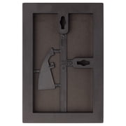 Snap 4x6 Picture Frame - Front Loading Wall or Tabletop Photo Frame Set of 12, Black