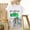 E143-White, variant on hengsof Kids Summer 2 Piece Short Sleeve Set, Toddlers Fashion Printed Graphic Cotton Round Neck Short Sleeve T-Shirt Elastic Waist Shorts Set, Comfortable Casual Wear for Boys Girls