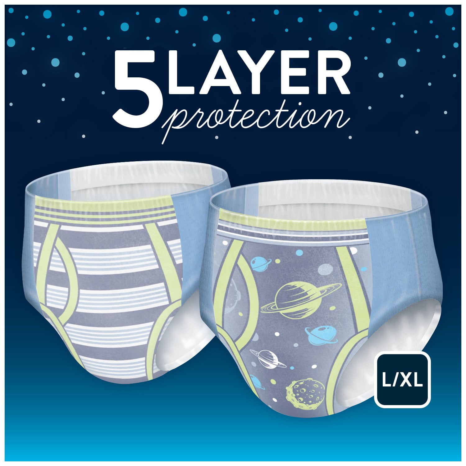 Goodnites Boys' XL Bedwetting Diapers, Nighttime Sleep
