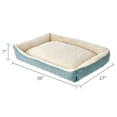 thumbnail image 2 of Vibrant Life Large Luxe Cuddler Dog Bed, Blue, 27" x 36", 2 of 6