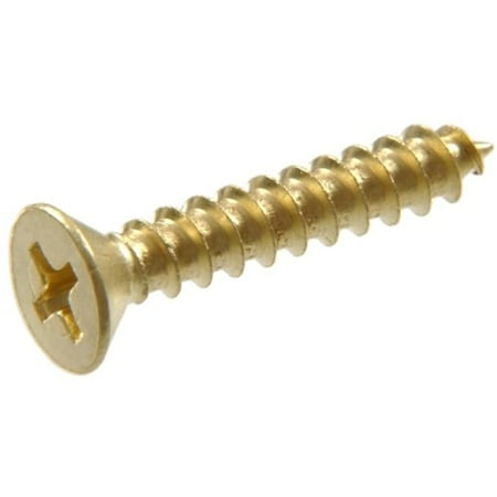 

The Hillman Group 45432 9-Inch x 1-1/4-Inch Flat Phillips Wood Screw Brass