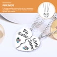 thumbnail image 3 of 1 Set Friendship Necklace Heart Stitching Necklace Matching Necklace Graduation Gift, 3 of 8