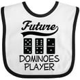 thumbnail image 3 of Inktastic Future Dominoes Player Game Boys or Girls Baby Bib, 3 of 4