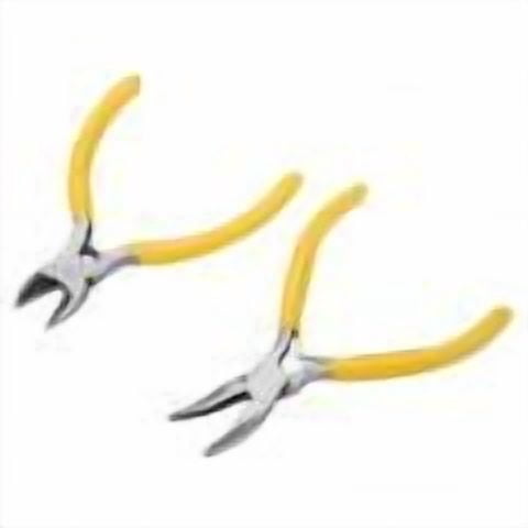 5pcs Professional Jewelry Pliers Tools Kit Round Bent Nose Beading Making DIY