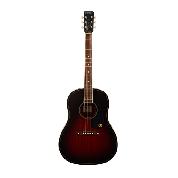 Open Box Gretsch Jim Dandy Dreadnought, Walnut FB, Deep Cherry Burst