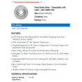 thumbnail image 2 of Front Brake Rotor - Compatible with 2004 - 2007 BMW 530i 2005 2006, 2 of 2