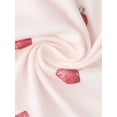 thumbnail image 7 of DARING DIVA Women's Loungewear Ruffle Babydoll Collared Cute Print Pajama Sets S Pink, 7 of 7