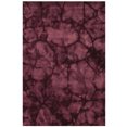 thumbnail image 1 of Handmade Wool Purple Contemporary Abstract Dip Dyed Rug, 1 of 3