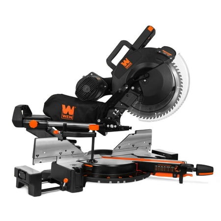 WEN 15-Amp 12-Inch Dual Bevel Sliding Compound Miter Saw with Laser