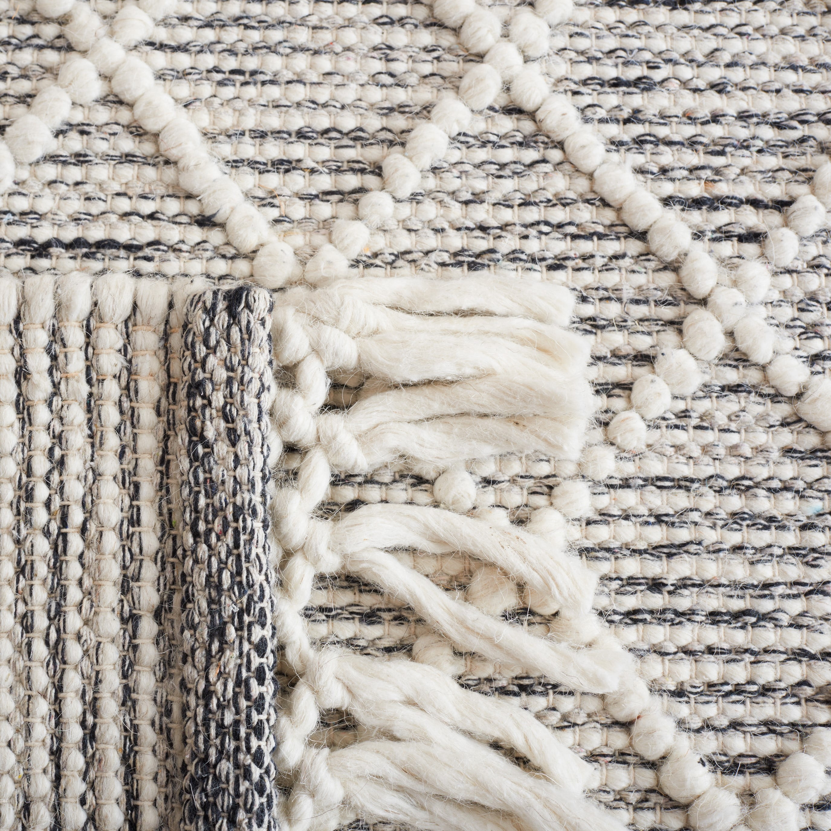 SAFAVIEH Vermont William Trellis Area Rug, Grey/Ivory, 4' x 6'