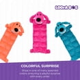 thumbnail image 4 of Alfombrilla de peluche para perros con múltiples mascotas Loofa Squeaky, 30 cm, suave, 4 of 8