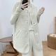 thumbnail image 4 of Chaquetas para mujer Bolsillo Chaleco Abrigo Chaqueta Invierno Sin mangas Fleece Botón Sólido Prendas de abrigo Odeerbi  ODB-3, 4 of 6