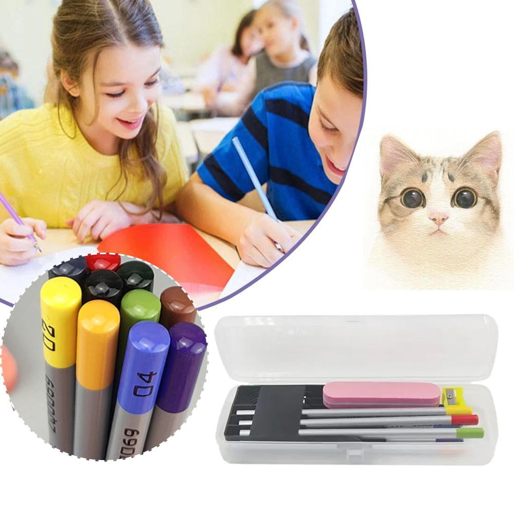 QHUDLV Pottery Underglaze Pencil Set, 10 Colors DIY Ceramic Art Kit