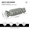 thumbnail image 3 of Salouo Funny Beagle Active Dog Pattern Cute Bolster Pillow,Cylindrical Pillow Long Pillow for Bed Round Side Pillow for Knee/Leg/Neck ,- Length 24.4" x 9.8" Diameter, 3 of 8