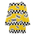 thumbnail image 4 of New York Yellow Taxi Cab Pattern Long Sleeved Dress party dresses women women"s summer jumpsuit, 4 of 4