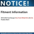 thumbnail image 2 of Detroit Axle - Brake Kit for 2013-2016 Ford Escape Disc Brake Rotors Ceramic Brake Pads 2014 2015 Replacement : 11.81" inch Front and 11.02" inch Rear Rotor, 2 of 12