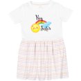 thumbnail image 3 of Inktastic Big Sister Sun and Rainbow Girls Toddler Dress, 3 of 5