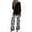 Black Floral, variant on WIHOLL Two Piece Sets for Women Lounge Outfits 3/4 Sleeve Wide Leg Pants with Pockets Dressy Fall Clothes
