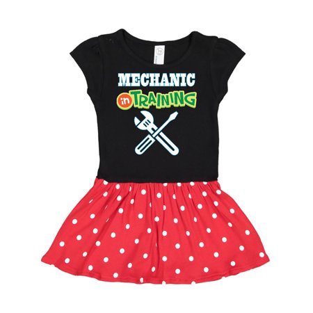 

Inktastic Mechanic In Training Gift Toddler Girl Dress