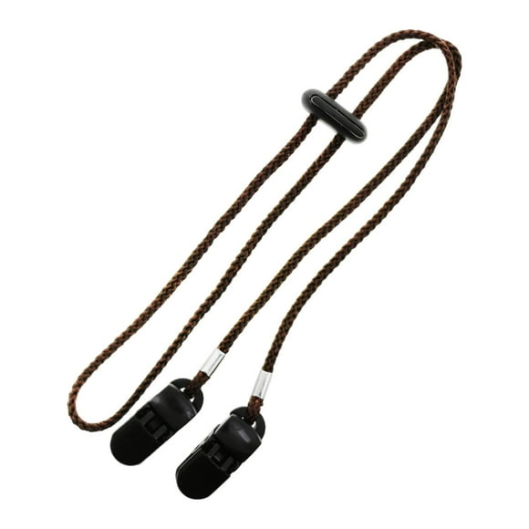 STARTIST Adjustable Hat Strap Clip Cap Retainer with Clip Cord for Fishing Sports Men Brown