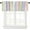 Blue-3, variant on Rainbow Stripe Curtains Valance for Window Colorful Vibrant Stripes Print Decor Rod Pocket Short Curtains Valance for Kitchen Living Room Bathroom Bedroom 54x18inch