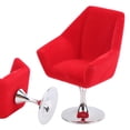thumbnail image 1 of Mini Sofá Silla de Casa de Muñecas, Modelo de Sillón en Miniatura 1:12, Silla Giratoria Flocada, Accesorio de Muebles para decoración de Casa de Muñecas, 1 of 7