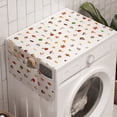 thumbnail image 1 of Forest Washing Machine Organizer, Pattern of Maple Seed Apple Tree Branches Mushrooms Acorn Chestnut Autumn Leaves, Anti-slip Fabric Top Cover for Washer and Dryer, Multicolor, by Ambesonne, 1 of 1