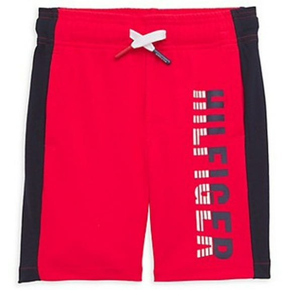 Tommy Hilfiger Boy's Short, Red/ Navy, X-Large
