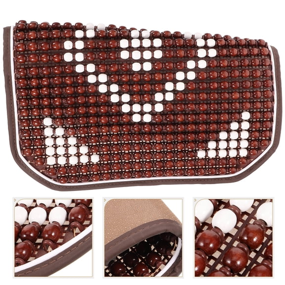 VERDANVERSE Car Seat Cushion Universal Design Breathable Anti Slip Wooden Beaded