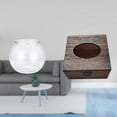 thumbnail image 2 of Acuario de escritorio,Pecera pequeña transparente,pecera,jarrón,mesa,Tanque de peces Contenedor de acuario transparente Hogar,Estuche para pañuelos de escritorio,Caja de pañuelos faciales, 2 of 8