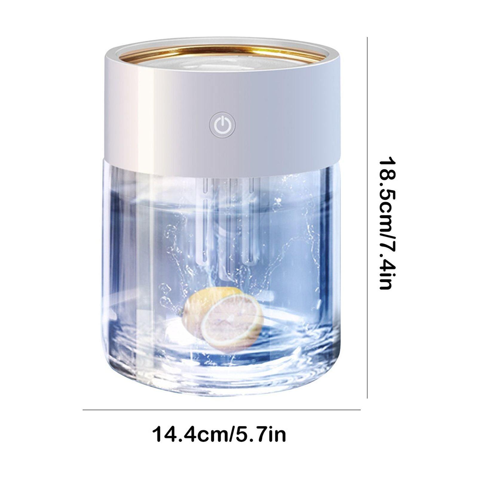 YUNAFFT Humidifiers for Bedroom Large Room, 2L Cool Mist Top Fill Oil Diffuser for Baby Nursery and Plants Quiet Rapid Ultrasonic Humidification for Home Whole House