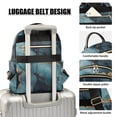 thumbnail image 3 of FORMRS Mini Backpack Purse for Women Quilted Travel Daypack Casual Shoulder Bag, Black Marble, 3 of 7