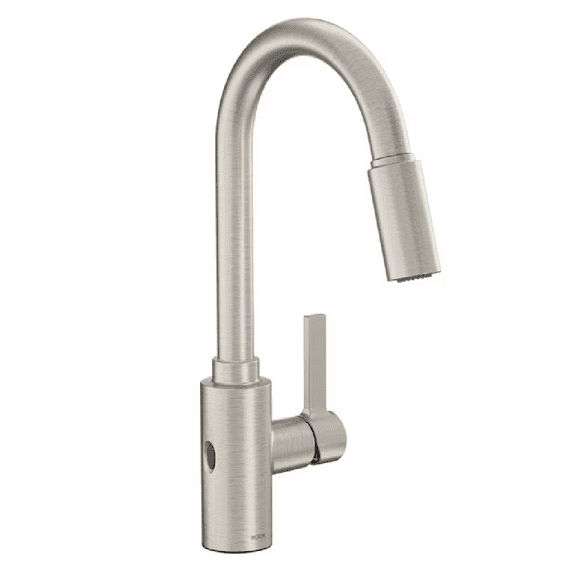 Moen 7882EW Genta Lx 1.5 GPM Single Hole Pull Down Kitchen Faucet - Spot Resist Stainless