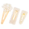 thumbnail image 3 of Pinza para el pelo con perlas para niña, accesorios para el cabello, herramientas de belleza, combinación de joyería 1, 3 of 13